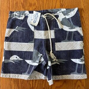 Vintage NWT Michigan Rag Co. Seagull Shorts Medium